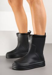 Czarne Kalosze z Naszywką z Przodu Lanivea. Czarne kalosze damskie Born2be, z aplikacjami. Za 54.99 zł.