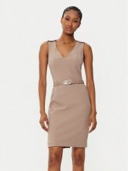 Marciano Guess Sukienka koktajlowa 5RGK10 6302A Beżowy Bodycon Fit. Brązowe sukienki damskie Marciano Guess, z aplikacjami, z syntetyku, wizytowe, bez ramiączek. Za 739.99 zł.