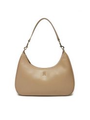Tommy Hilfiger Torebka AW0AW16463 Beżowy. Brązowe torebki klasyczne damskie Tommy Hilfiger, ze skóry, bez dodatków. Za 579.99 zł.