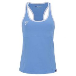 Koszulka tenisowa bezrękawnik damska Tecnifibre Team Tank. Niebieskie koszulki damskie TECNIFIBRE, bez wzorów, bez kołnierzyka, bez ramiączek. W wyprzedaży za 149.00 zł.