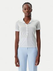 Patrizia Pepe Sweter 8K0279/K128-W180 Srebrny Regular Fit. Szare swetry klasyczne damskie Patrizia Pepe, z syntetyku, bez kołnierzyka. Za 439.99 zł.