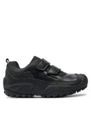 Geox Sneakersy J N.Savage B.B Abx B J841WB 05411 C9999 D Czarny. Czarne buty sportowe chłopięce Geox, ze skóry, bez zapięcia. Za 199.99 zł.