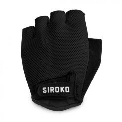 Rękawiczki rowerowe unisex SIROKO Aero. Czarne rękawiczki damskie SIROKO, bez wzorów, z nylonu. Za 135.00 zł.
