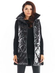 Awama Kamizelka w kolorze czarnym rozmiar: L/XL. Czarne kamizelki damskie Awama, l, bez wzorów, bez kaptura. Za 164.99 zł.