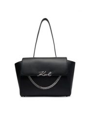 KARL LAGERFELD Torebka B4W30068 Czarny. Czarne torebki klasyczne damskie KARL LAGERFELD, ze skóry, bez dodatków. Za 1,749.00 zł.