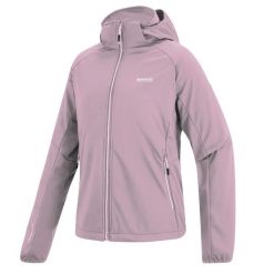 Damska wiatroodporna kurtka typu softshell z kapturem Bourda. Zielone kurtki damskie Regatta, m, bez wzorów, z materiału, z kapturem. Za 264.50 zł.
