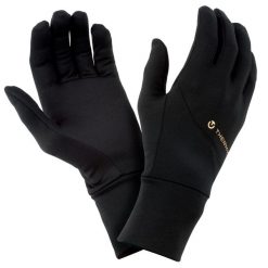 Cienka rekawica outdoor dla doroslych Therm-ic Active Light Gloves aktywny sport. Czarne rękawiczki damskie THERM-IC, bez wzorów. Za 99.00 zł.