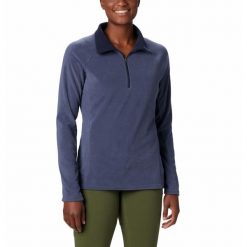 Bluza sportowa damska Columbia Glacial IV. Niebieskie bluzy damskie Columbia, m, bez wzorów, z materiału, bez kaptura. Za 99.99 zł.