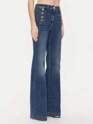 Elisabetta Franchi Jeansy PJ-83D-51E2-V440 Granatowy Regular Fit. Niebieskie jeansy damskie Elisabetta Franchi. Za 1,079.00 zł.