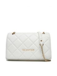 Valentino Torebka Ocarina VBS3KK02R Biały. Białe torebki wieczorowe damskie Valentino, bez wzorów, ze skóry, bez dodatków. Za 449.99 zł.