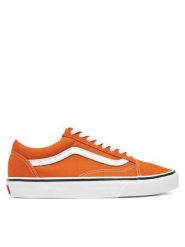 Vans Tenisówki Old Skool VN000D6W52K1 Pomarańczowy. Brązowe obuwie sportowe damskie Vans, bez wzorów, ze skóry, bez zapięcia. Za 209.99 zł.