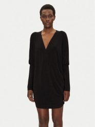 NORMA KAMALI Sukienka koktajlowa KK4243PLG66001 Czarny Regular Fit. Czarne sukienki damskie Norma Kamali, bez wzorów, z syntetyku, wizytowe, bez ramiączek. Za 749.99 zł.