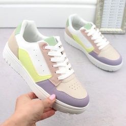 Buty sportowe sneakersy damskie multikolor McBraun 23263. Obuwie sportowe casual damskie McBraun, ze skóry ekologicznej. Za 64.00 zł.
