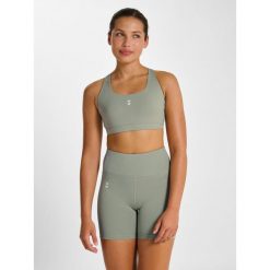 Biustonosz dla kobiet Hummel Impact. Szare biustonosze sportowe damskie Hummel, bez wzorów. Za 240.50 zł.