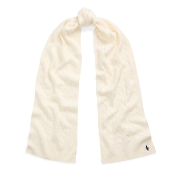 Szalik Polo Ralph Lauren. Białe szaliki damskie Polo Ralph Lauren, bez wzorów. Za 679.99 zł.