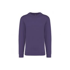 Bluza z okrągłym dekoltem Kariban. Fioletowe bluzy damskie KARIBAN, xl, bez wzorów, z bawełny, bez kaptura. Za 128.50 zł.