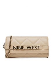 Nine West Torebka GLAR2 Beżowy. Brązowe torebki wieczorowe damskie Nine West, bez wzorów, z materiału, bez dodatków. Za 199.99 zł.