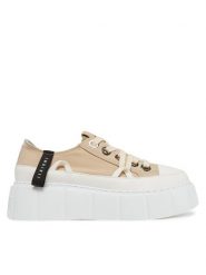 Inuikii Trampki Matilda Canvas Low 30102-025 Beżowy. Brązowe trampki damskie Inuikii, bez wzorów, z materiału, bez zapięcia. Za 779.99 zł.