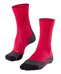 Skarpetki damskie Falke TK2 Cool. Czerwone skarpetki damskie Falke, bez wzorów, z elastanu. Za 163.50 zł.