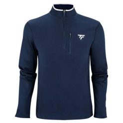 Bluza 1/4 zamka błyskawicznego Tecnifibre. Niebieskie bluzy damskie TECNIFIBRE, bez wzorów, bez kaptura. Za 196.50 zł.