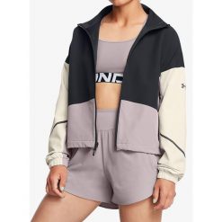 Kurtka wiatrówka damska Under Armour UA Unstoppable Jacket. Czarne kurtki damskie Under Armour, m, bez wzorów, bez kaptura. Za 358.99 zł.