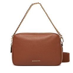 Torebka MICHAEL Michael Kors. Brązowe listonoszki damskie MICHAEL Michael Kors, bez wzorów, bez dodatków. Za 569.99 zł.