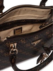 Guess Torebka HWQG96 72050 Brązowy. Brązowe kuferki damskie Guess, z aplikacjami, ze skóry, bez dodatków. Za 639.99 zł.