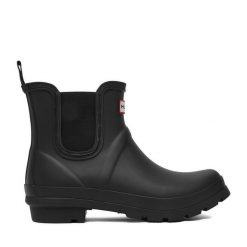 Kalosze Hunter. Czarne kalosze damskie Hunter, bez wzorów. Za 219.99 zł.