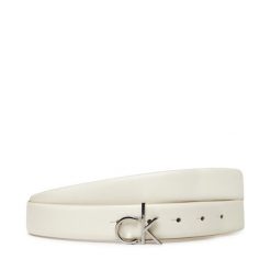 Pasek Damski Calvin Klein. Białe paski damskie Calvin Klein, bez wzorów. Za 139.99 zł.