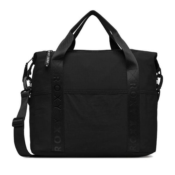 Torebka Roxy. Czarne shopper bag Roxy, bez dodatków. Za 99.99 zł.