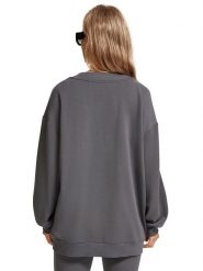 Scotch & Soda Bluza w kolorze antracytowym rozmiar: L. Czarne bluzy damskie Scotch & Soda, l, bez wzorów, bez kaptura. Za 285.49 zł.