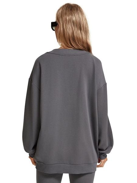 Scotch & Soda Bluza w kolorze antracytowym rozmiar: L. Czarne bluzy damskie Scotch & Soda, l, bez wzorów, bez kaptura. Za 255.34 zł.