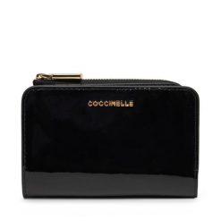 Portfel Coccinelle. Czarne portfele damskie Coccinelle, bez wzorów. Za 309.99 zł.