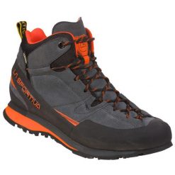Buty trekkingowe La Sportiva Boulder X GTX Tige Mid. Czarne obuwie trekkingowe damskie La Sportiva, z gore-texu, bez zapięcia. Za 958.43 zł.