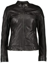 7eleven Skórzana kurtka "Sarra" w kolorze czarnym rozmiar: S. Czarne kurtki damskie 7eleven, s, bez wzorów, ze skóry, bez kaptura. Za 404.99 zł.