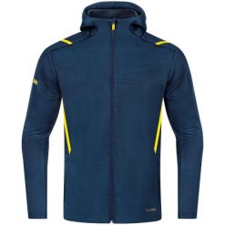 Bluza dresowa z kapturem Jako Challenge. Niebieskie bluzy damskie JAKO, s, bez wzorów, z dresówki, z kapturem. Za 236.50 zł.