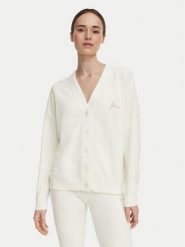 Guess Kardigan O6BR01 Z1143 Kremowy Relaxed Fit. Białe kardigany damskie Guess, l, z aplikacjami, z syntetyku. Za 294.99 zł.