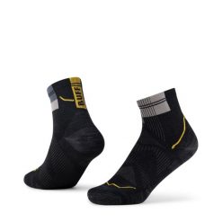 Skarpety biegowe Buff Coolnet Quarter Sock CQ. Czarne skarpetki damskie Buff, bez wzorów, z elastanu. Za 84.99 zł.