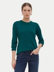 Liu Jo Sweter WF6418 MA16R Zielony ciemny Regular Fit. Zielone swetry klasyczne damskie Liu Jo, xl, z wiskozy, bez kołnierzyka. Za 469.99 zł.