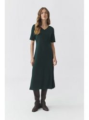 TATUUM Sukienka w kolorze ciemnozielonym rozmiar: XL. Zielone sukienki damskie TATUUM, bez wzorów, bez ramiączek. Za 179.64 zł.