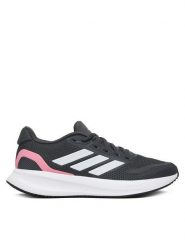 Adidas Buty do biegania Runfalcon 5 JQ6300 Szary. Szare obuwie sportowe damskie Adidas, z materiału, bez zapięcia, do biegania. Za 259.99 zł.