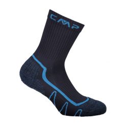 Skarpety turystyczne CMP Trekking Sock Poly Mid. Szare skarpetki damskie CMP, bez wzorów, z elastanu. Za 46.09 zł.