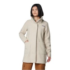 Kurtka sportowa damska Panorama Long Jacket. Brązowe kurtki sportowe damskie Columbia, s, bez wzorów, z poliesteru, bez kaptura. Za 429.99 zł.