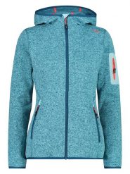 CMP Kurtka polarowa w kolorze turkusowym rozmiar: 36. Niebieskie kurtki damskie CMP, s, bez wzorów, z dzianiny, bez kaptura. Za 168.45 zł.