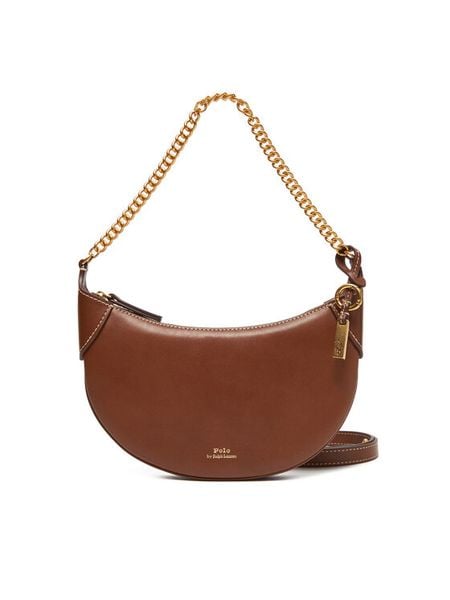 Polo Ralph Lauren Torebka 428977210002 Brązowy. Brązowe torebki klasyczne damskie Polo Ralph Lauren, ze skóry, bez dodatków. Za 1,059.00 zł.