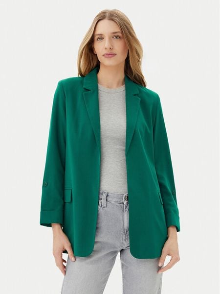 ONLY Marynarka Leila 15310948 Zielony Loose Fit. Zielone marynarki i żakiety damskie Only, bez wzorów, z syntetyku. Za 109.99 zł.
