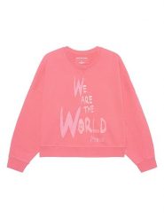 True Religion Bluza w kolorze różowym rozmiar: L. Różowe bluzy damskie True Religion, l, bez wzorów, bez kaptura. Za 118.56 zł.