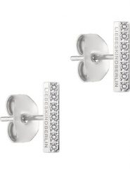 Liebeskind Kolczyki-wkrętki z cyrkoniami rozmiar: onesize. Szare kolczyki damskie Liebeskind, z cyrkonią, ze stali. Za 91.34 zł.