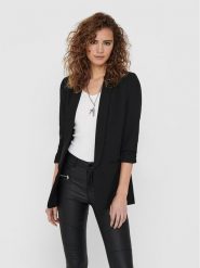 ONLY Marynarka Elly 15197451 Czarny Regular Fit. Czarne marynarki i żakiety damskie Only, bez wzorów, z syntetyku. Za 199.99 zł.