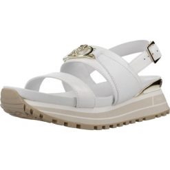 Sandały LIU-JO P010 MAXI WONDER Biały. Białe sandały damskie Liu Jo, bez wzorów, z syntetyku, bez obcasa, bez zapięcia. Za 482.35 zł.